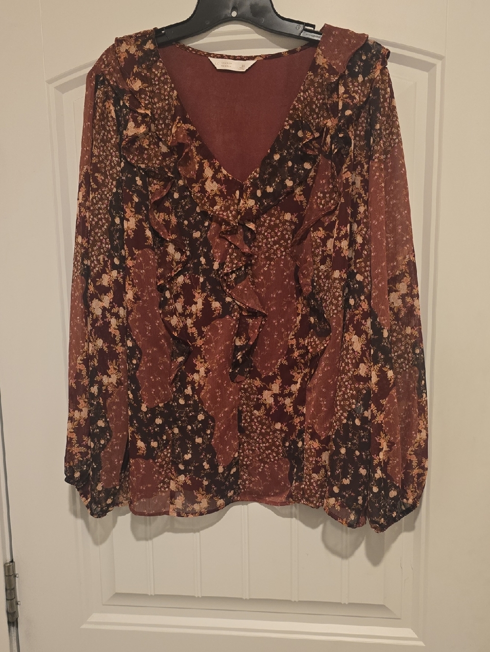 Lauren Conrad Ruffle Blouse